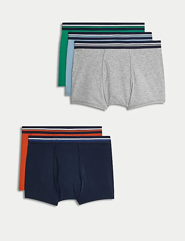 Trenýrky s vysokým podílem bavlny a technologií Cool & Fresh™, 5 ks