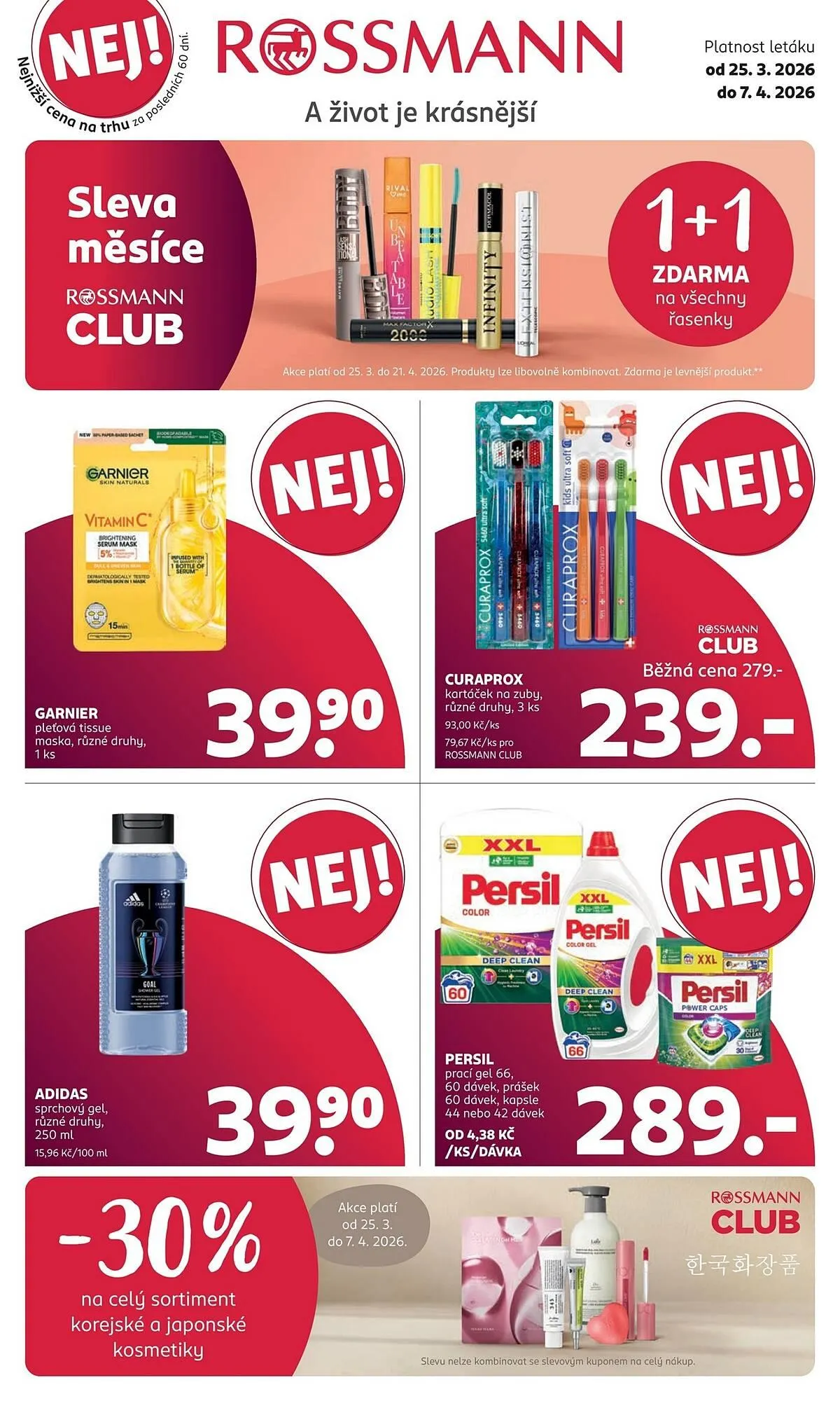 Rossmann leták - 25. března 7. dubna 2026 - Page 1
