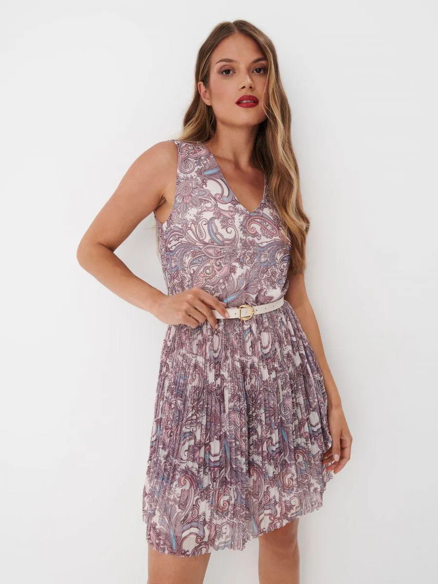 Plisované mini šaty