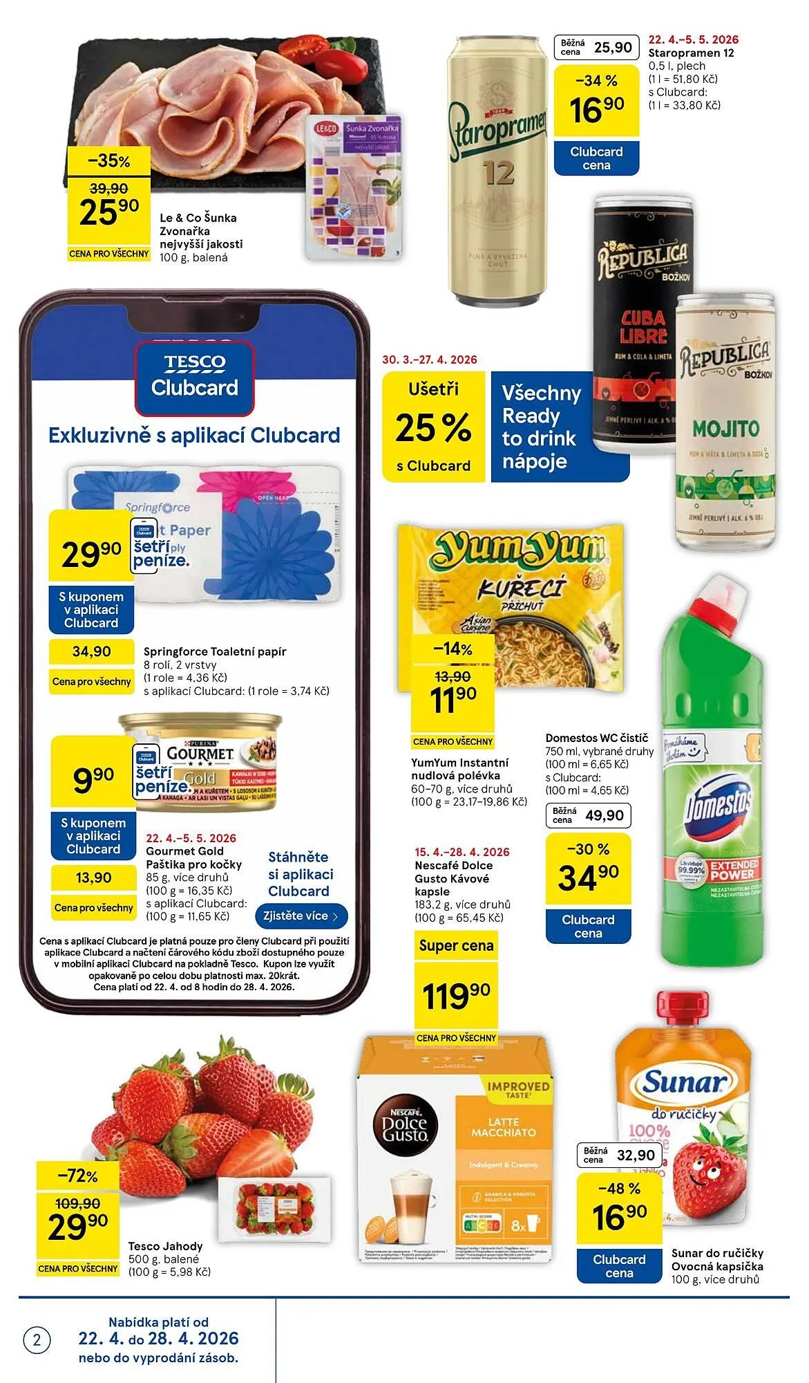Tesco leták - 22. dubna 28. dubna 2026 - Page 2