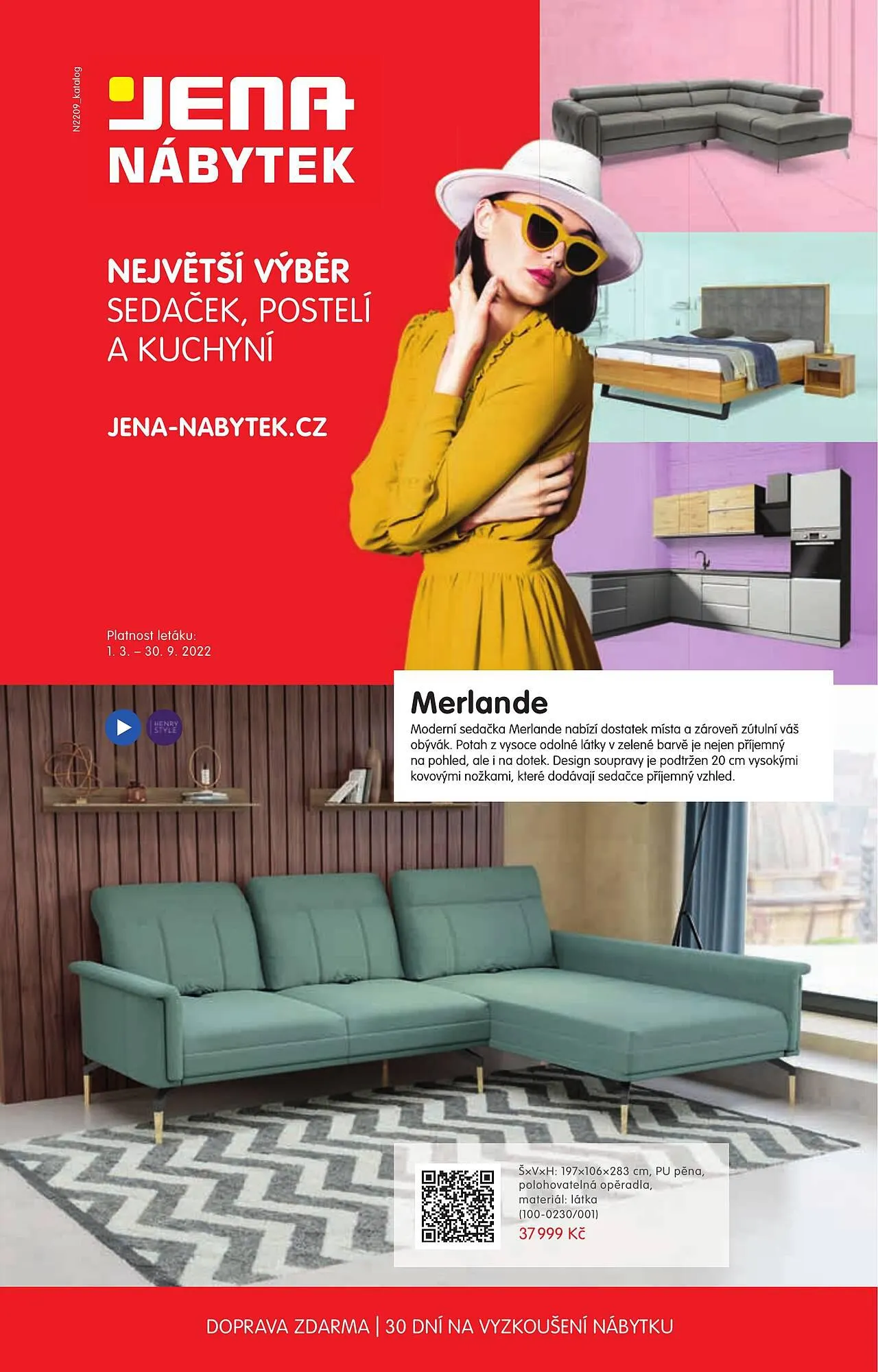 Jena Nábytek leták - 1. září 30. září 2023 - Page 1