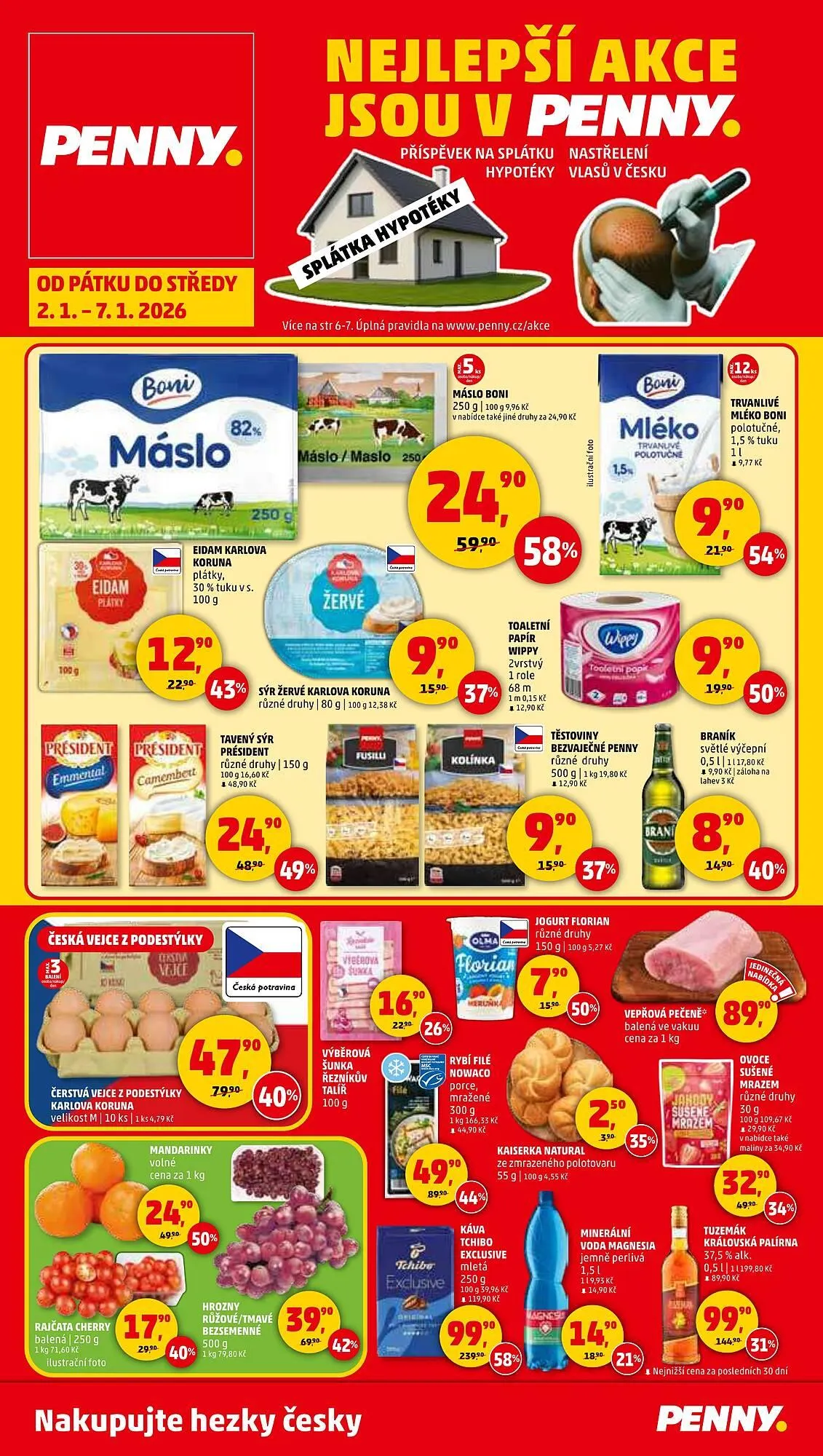 Penny Market leták - 2. ledna 7. ledna 2026 - Page 1