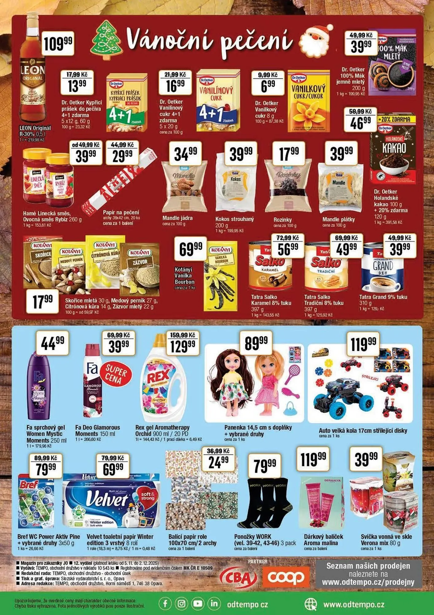 TEMPO leták - 5. listopadu 2. prosince 2025 - Page 4