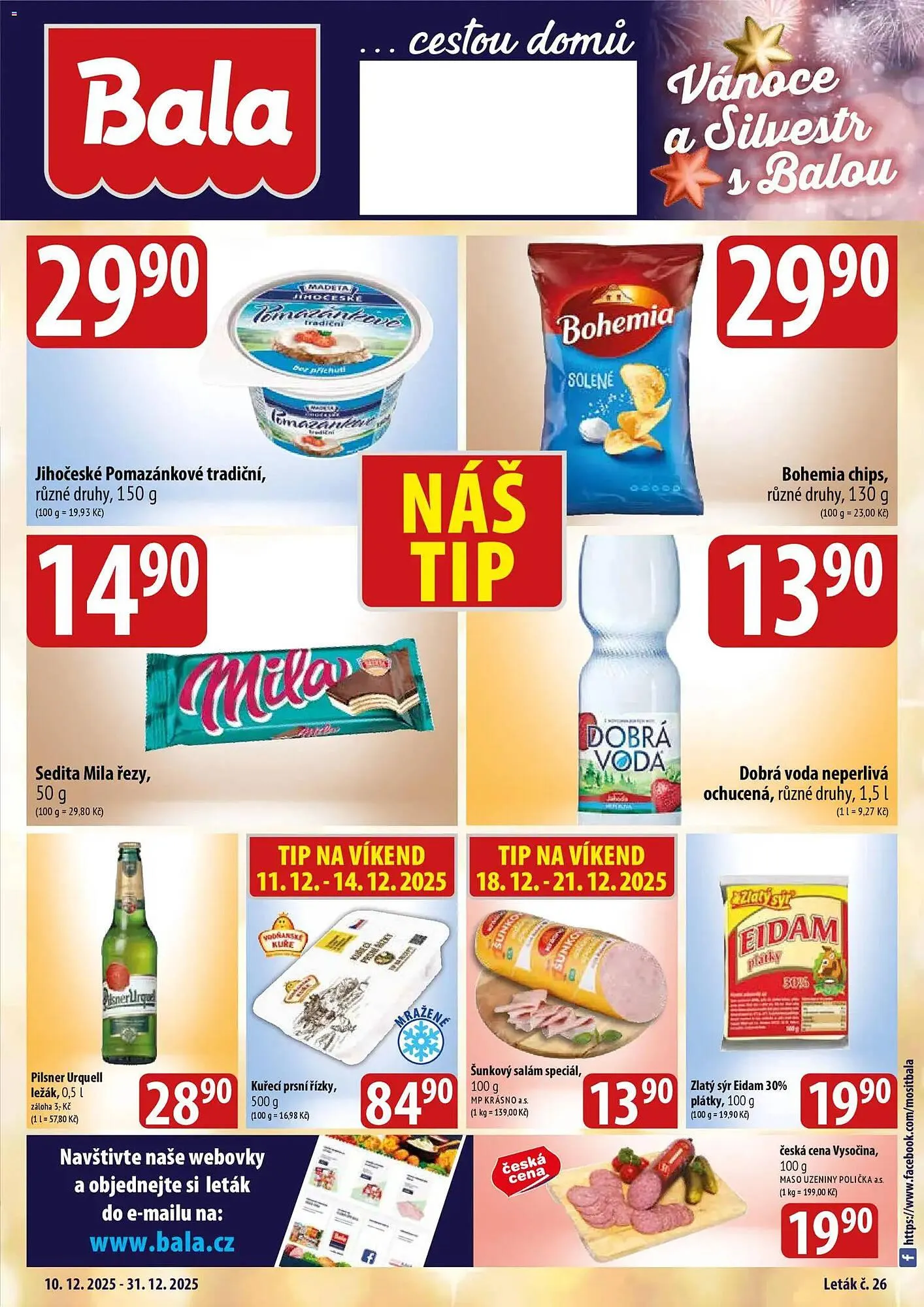 Bala leták - 10. prosince 31. prosince 2025 - Page 1