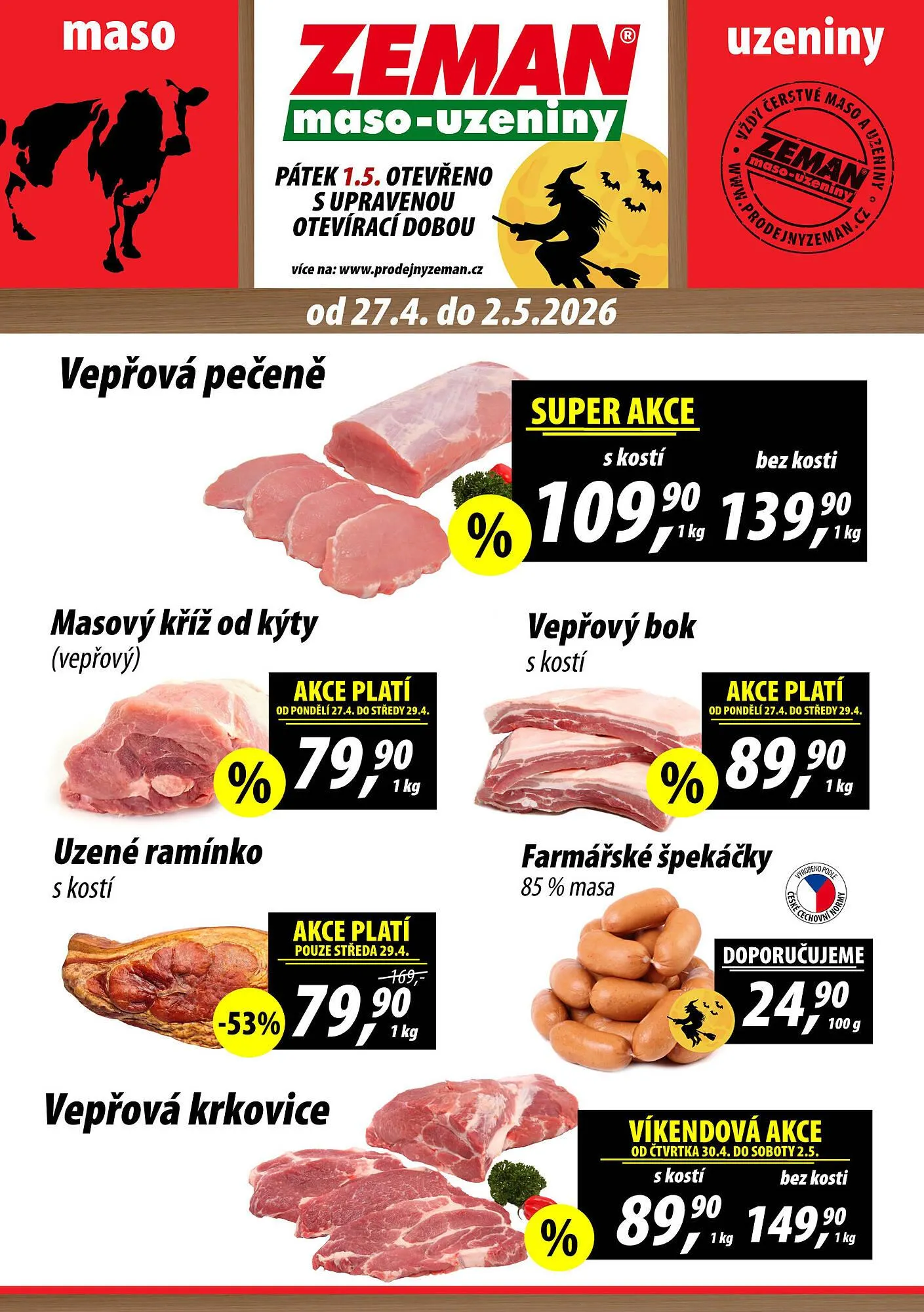 ZEMAN leták - 27. dubna 2. května 2026 - Page 1