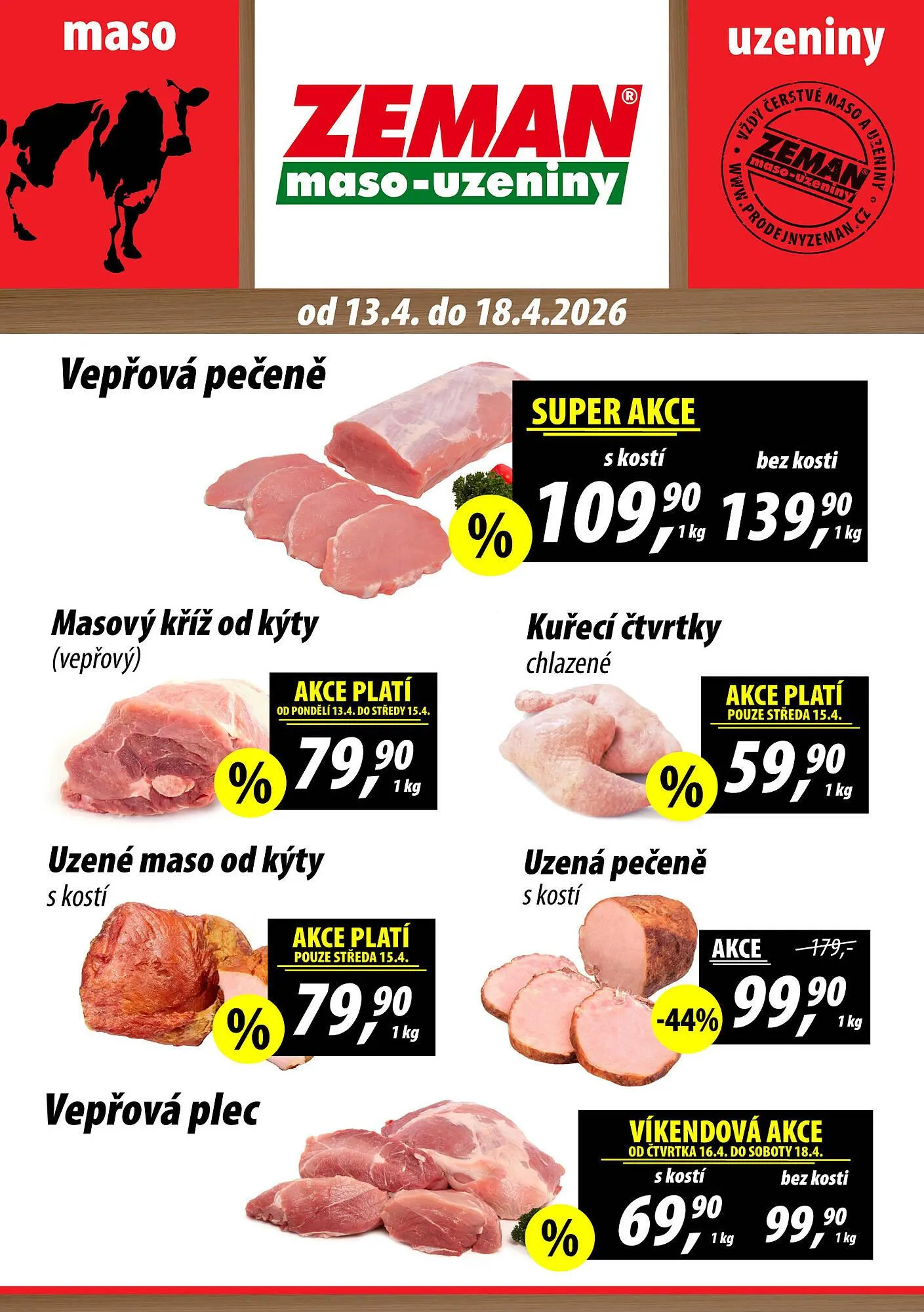 ZEMAN leták - 13. dubna 18. dubna 2026 - Page 1
