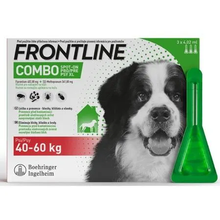 Frontline Combo spot-on pro psy XL a.u.v. sol 3 x 4,02 ml