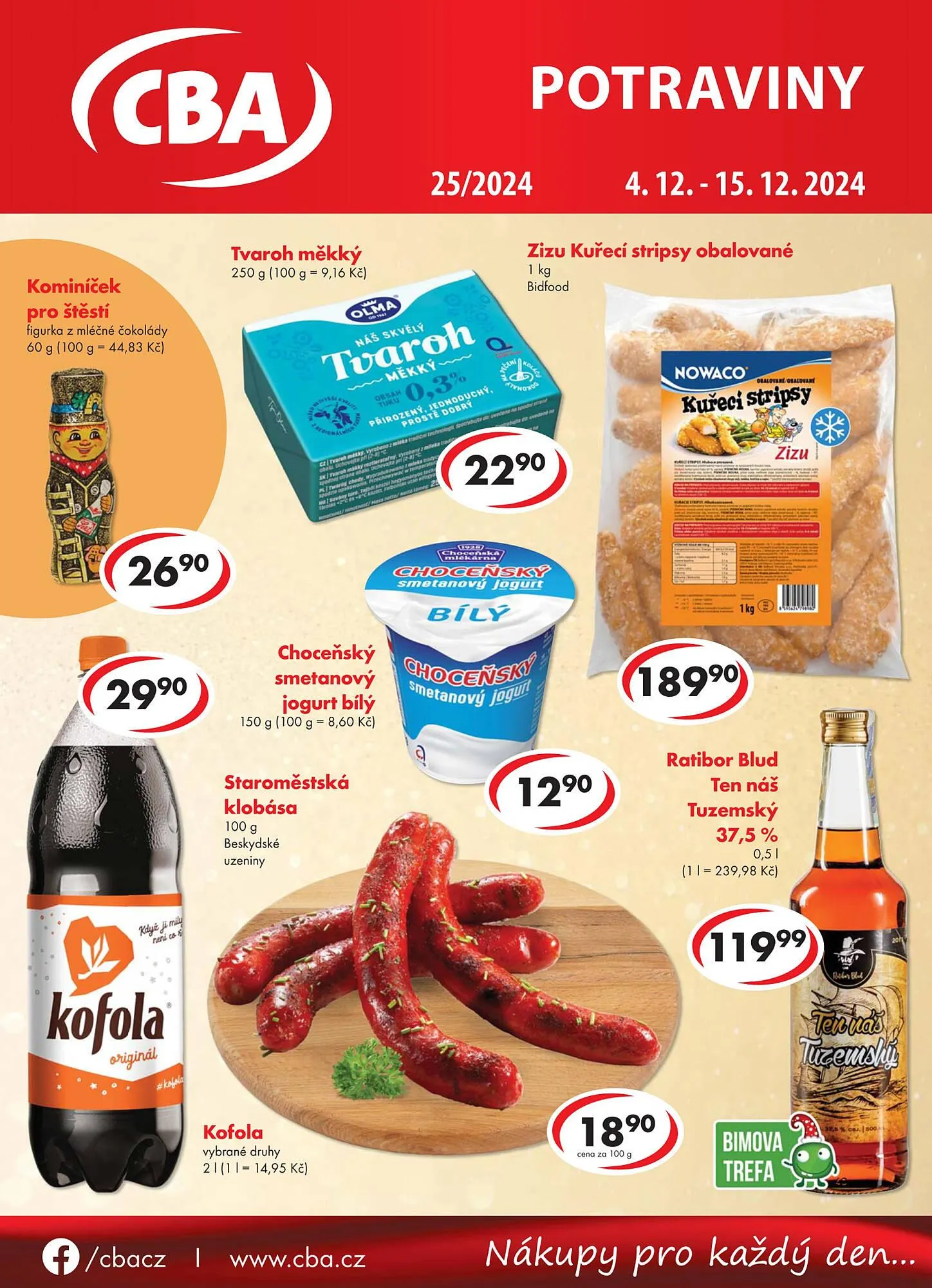 CBA leták - 4. prosince 15. prosince 2024 - Page 1