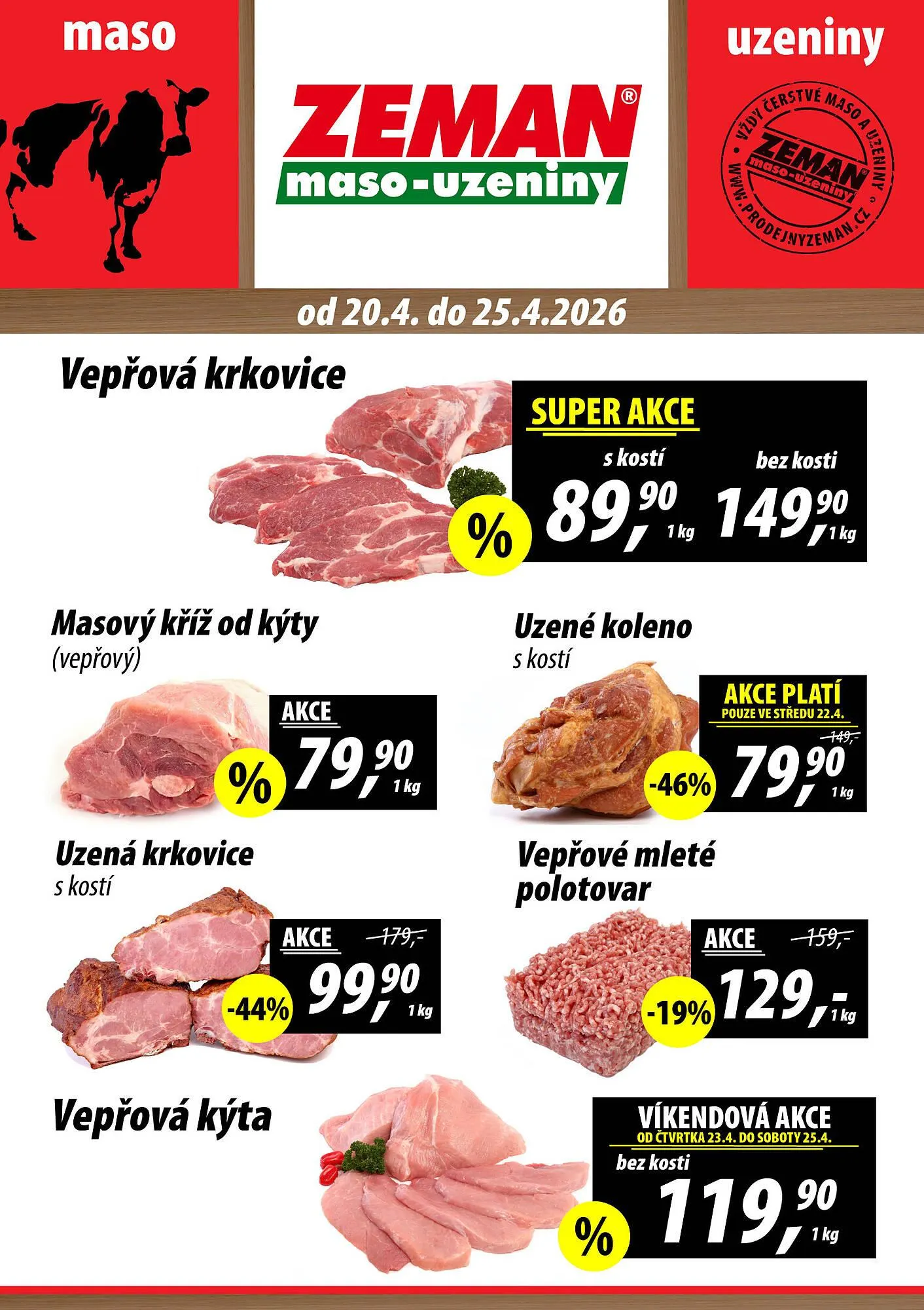 ZEMAN leták - 20. dubna 25. dubna 2026 - Page 1