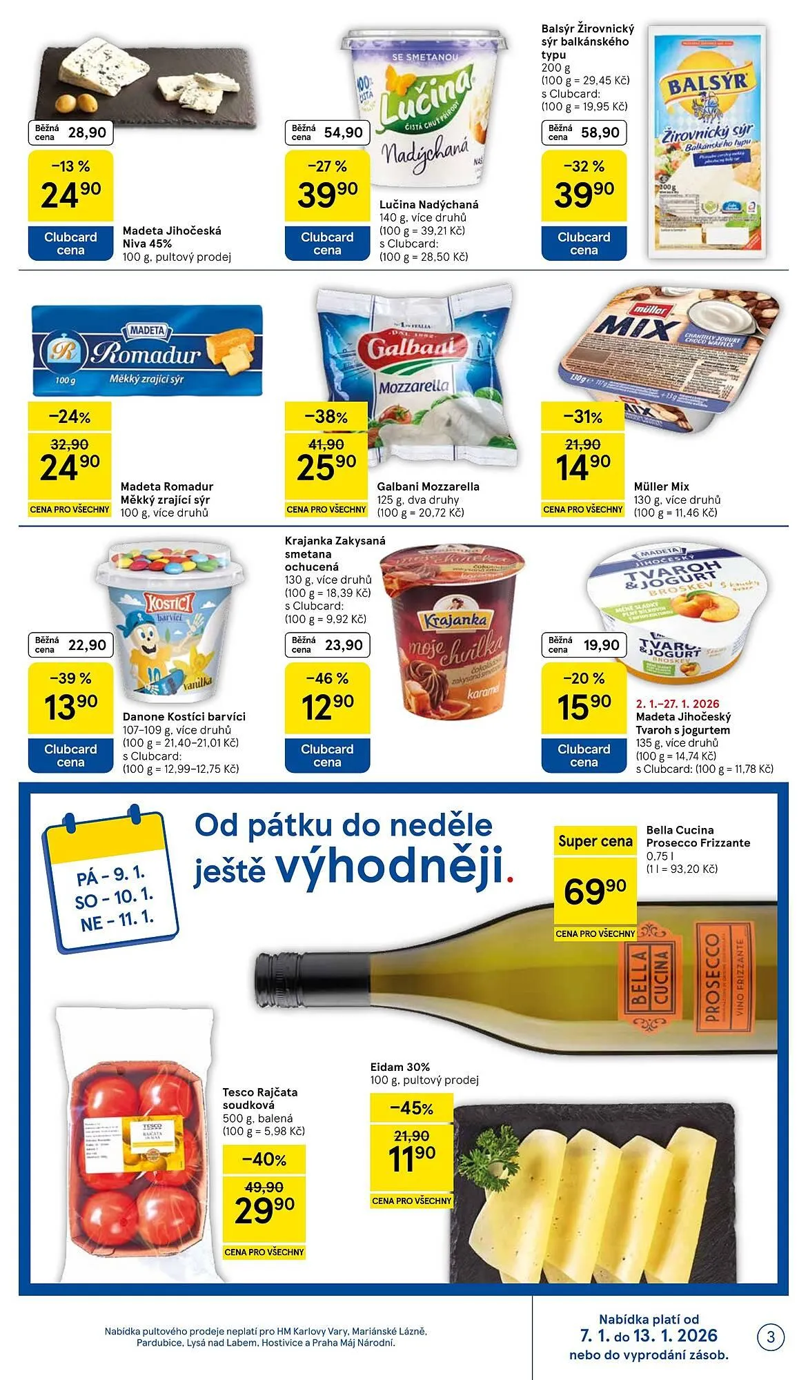 Tesco leták - 7. ledna 13. ledna 2026 - Page 3