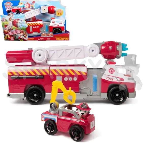 Tlapková Patrola - Fire Rescue Velké interaktivní hasičské vozidlo