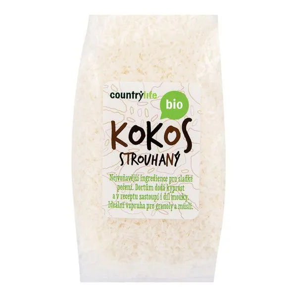 Kokos strouhaný 200 g BIO COUNTRY LIFE