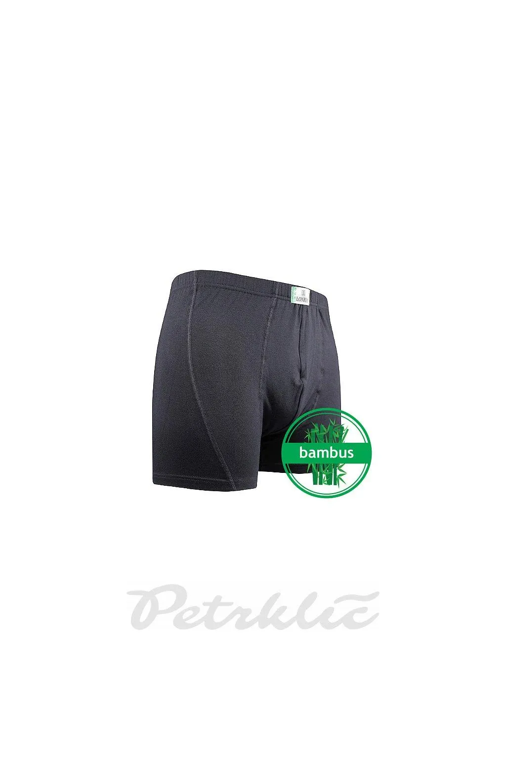 boxerky Norbert bambus - tmavě šedá