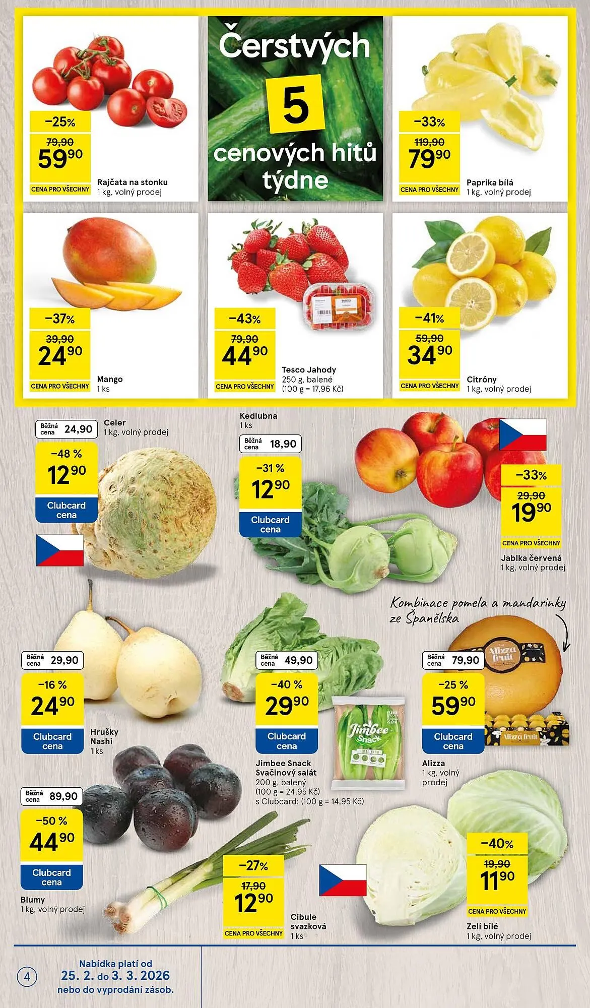 Tesco leták - 25. února 3. března 2026 - Page 4