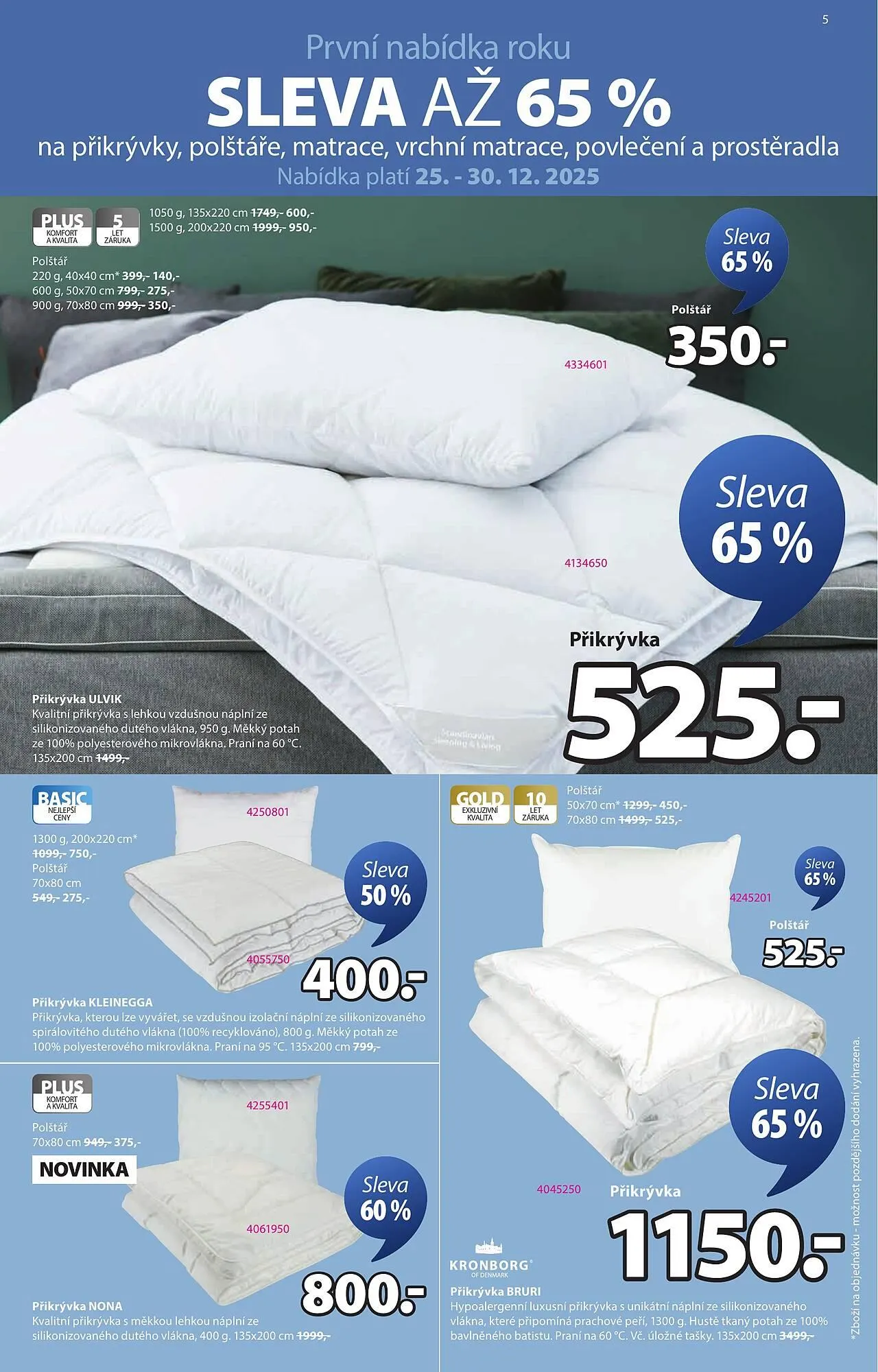 JYSK leták - 25. prosince 3. února 2026 - Page 5