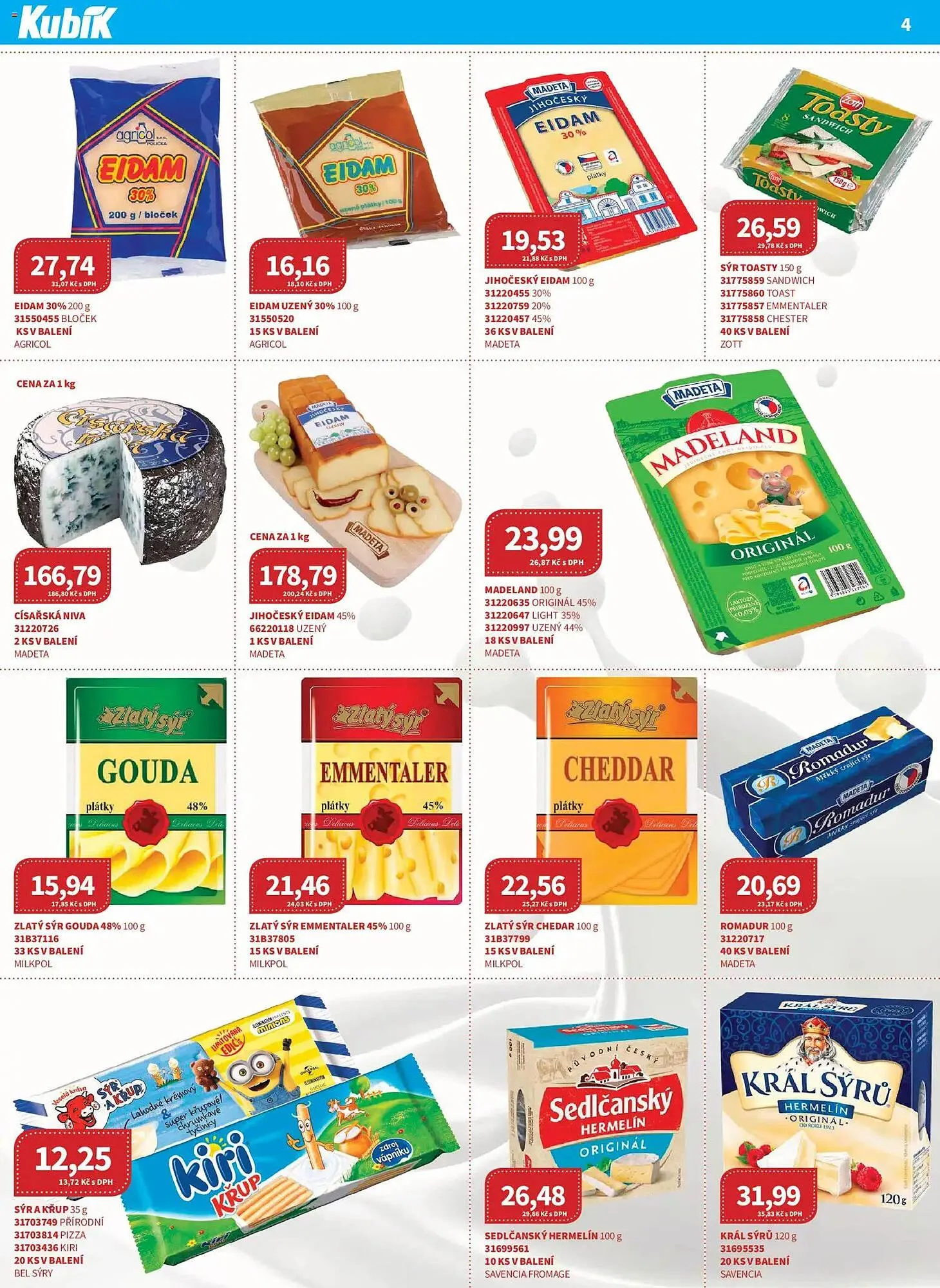 Kubík potraviny leták - 1. dubna 30. dubna 2026 - Page 4