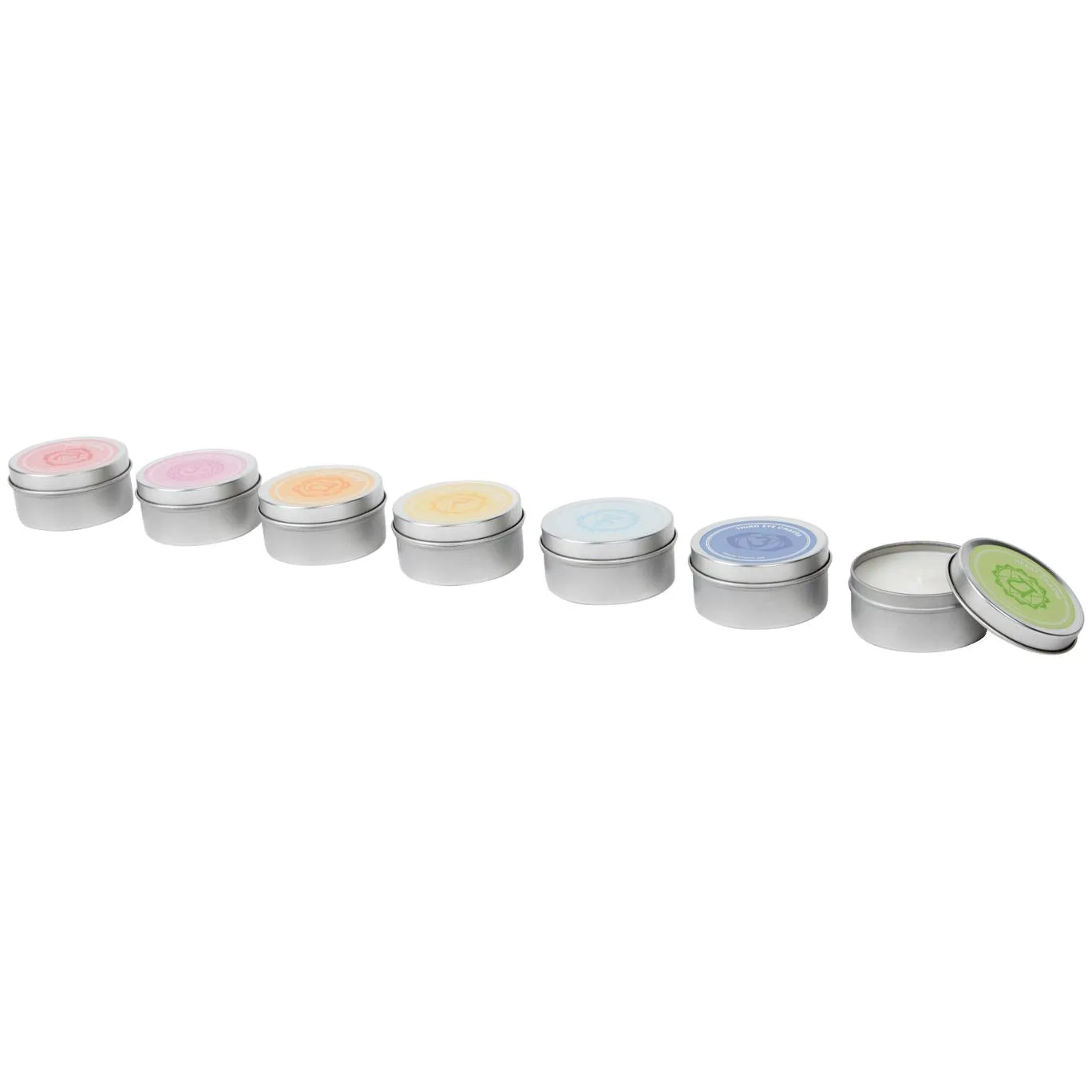 Sada vonných svíček v plechovce Absolu Chic