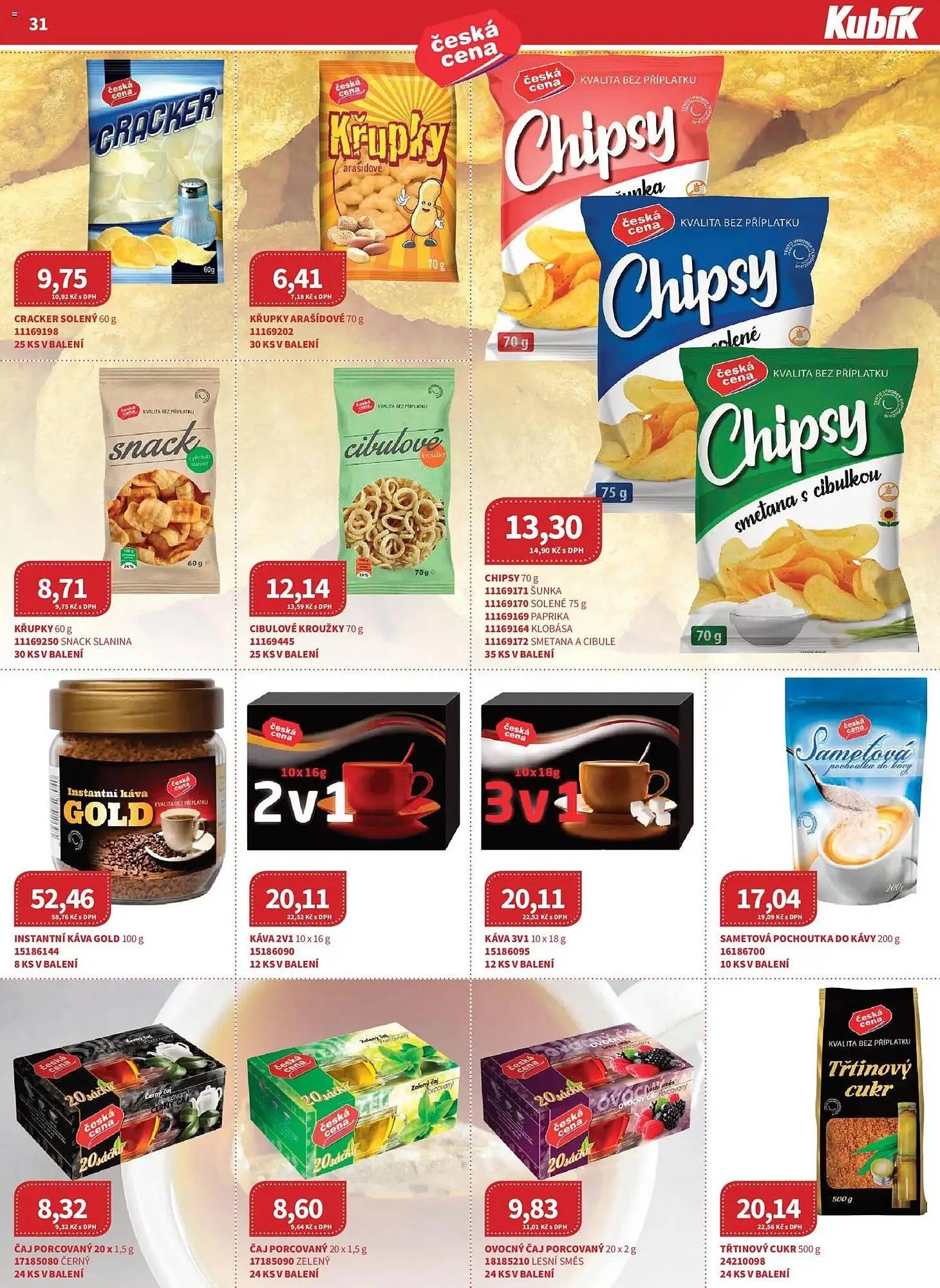 Kubík potraviny leták - 1. dubna 30. dubna 2026 - Page 31