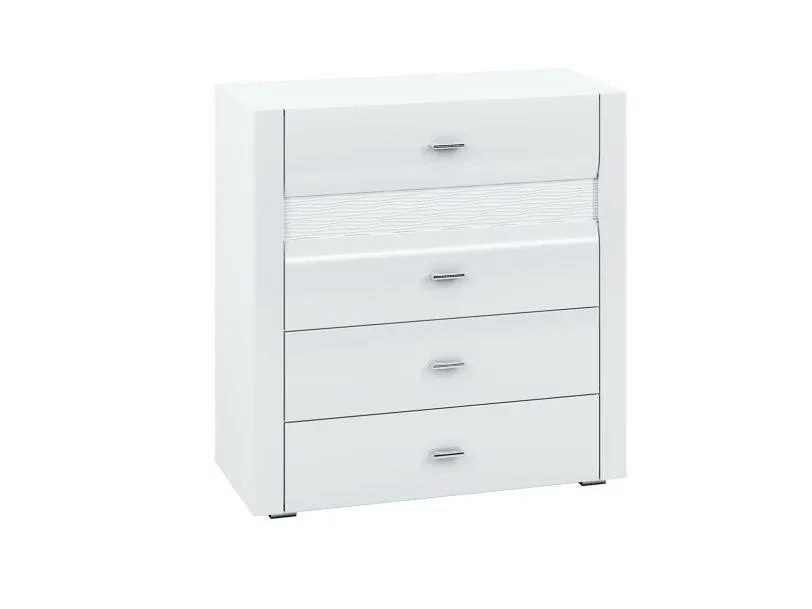 Komoda bílý lesk ARKO 08