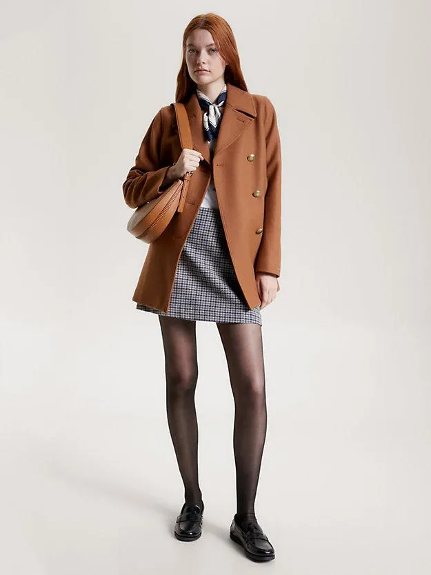 Prep Double-Breasted Peacoat