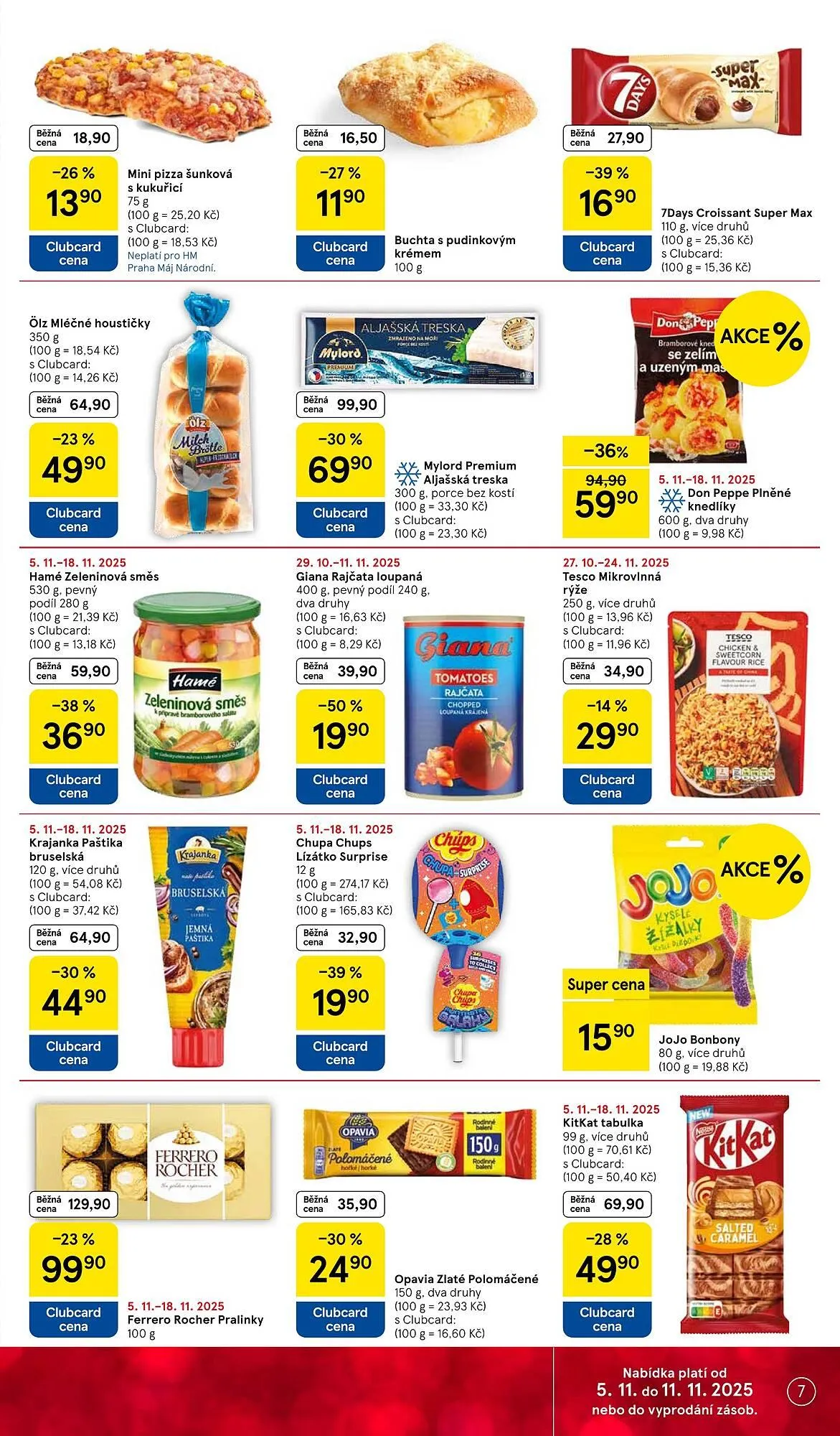 Tesco leták - 5. listopadu 11. listopadu 2025 - Page 7