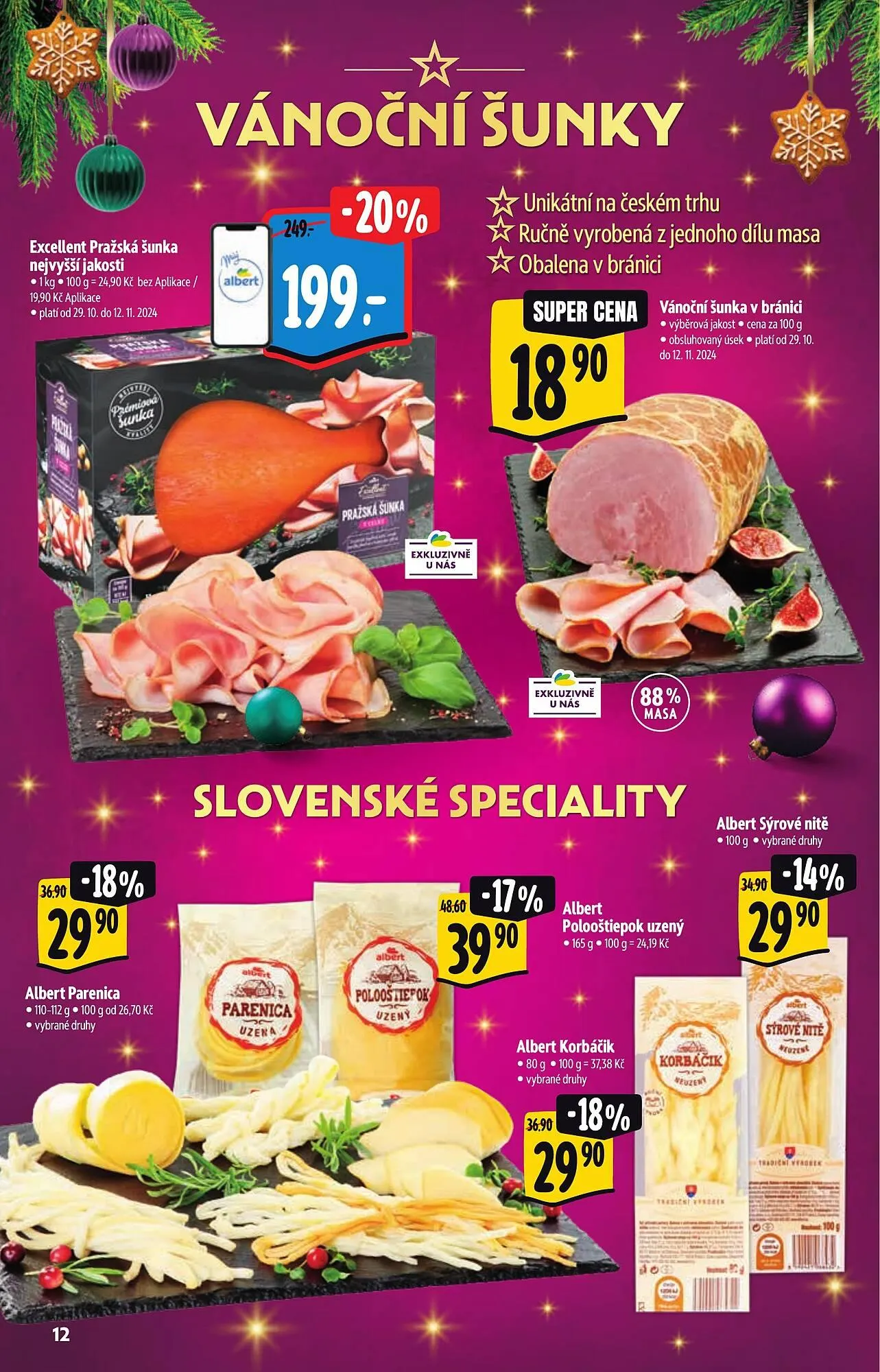 Albert leták - 29. října 19. listopadu 2024 - Page 12