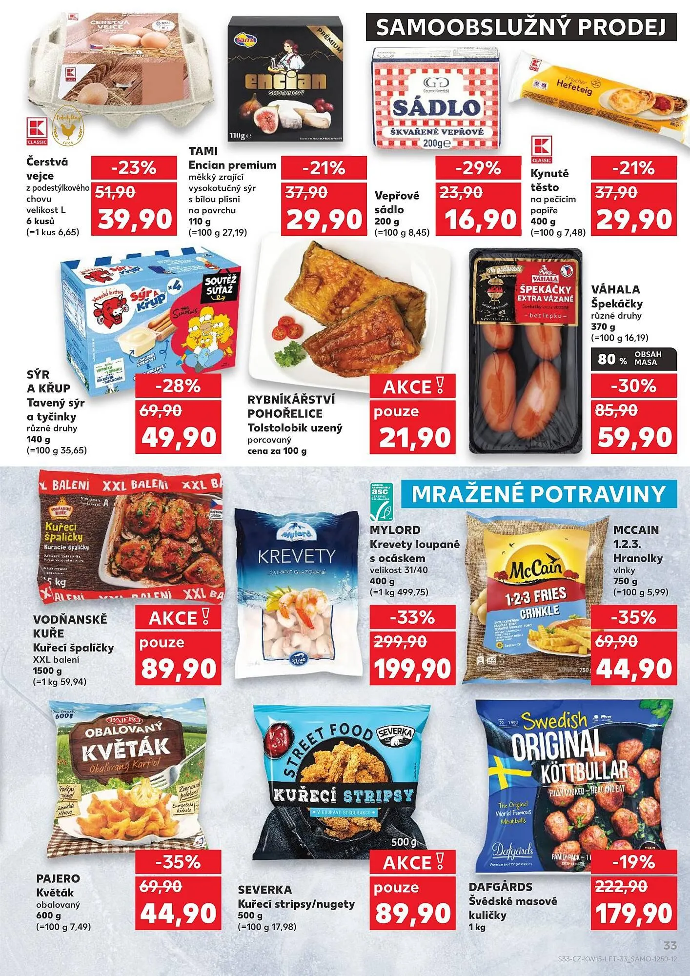 Kaufland leták - 8. dubna 14. dubna 2026 - Page 33