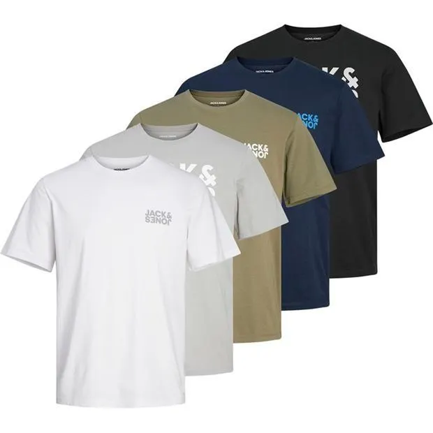 5-Pack Short Sleeve T-Shirt Mens