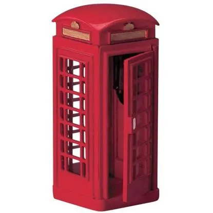 Lemax Vánoční dekorace telefonní budka