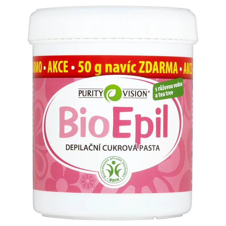 Purity Vision BioEpil depilační cukrová pasta 400g