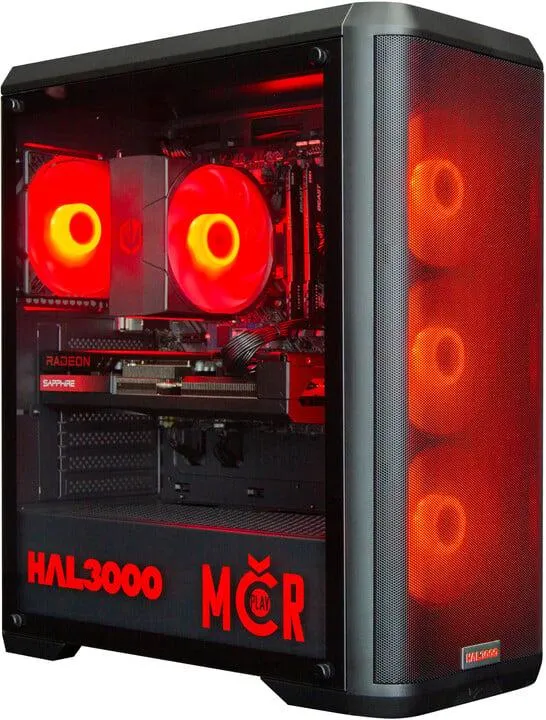 HAL3000 MČR Finale Pro 7700XT (Ryzen 5600), černá