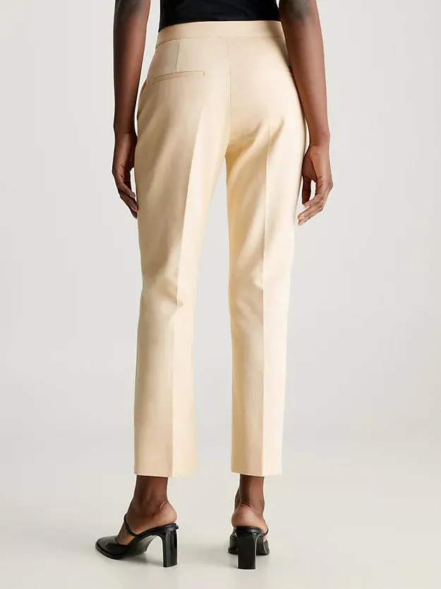Slim Cotton Stretch Trousers