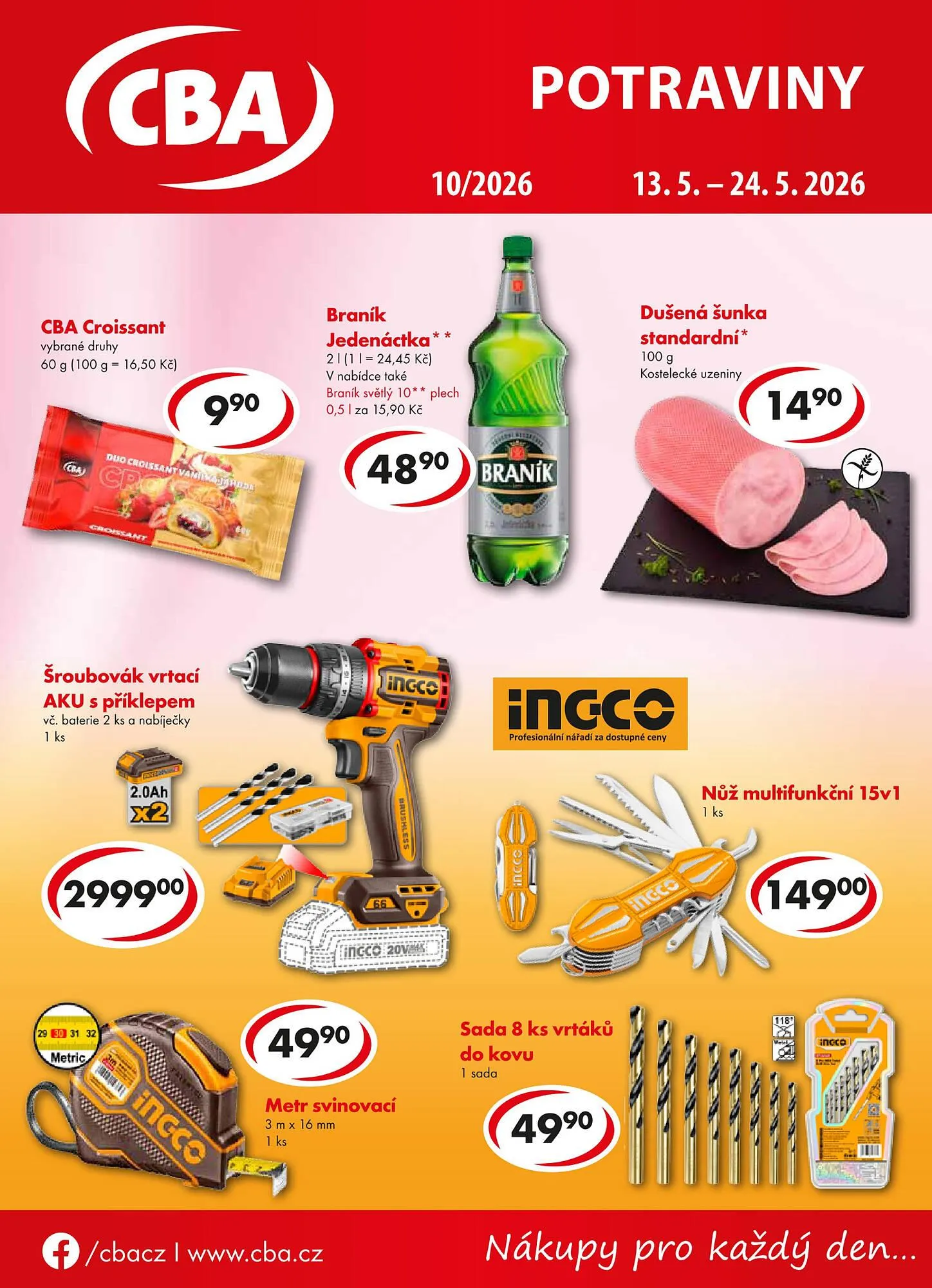 CBA leták - 1