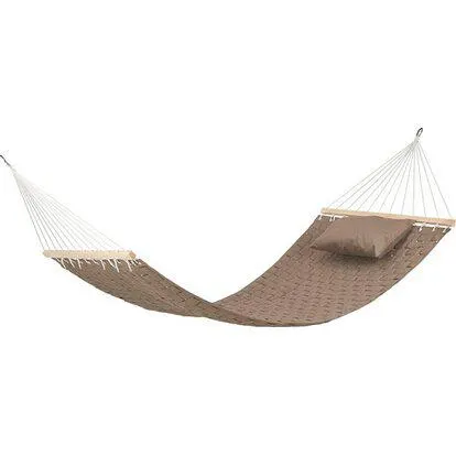 Houpací síť Telkwa textilní, hnědá 310 x 110 cm*