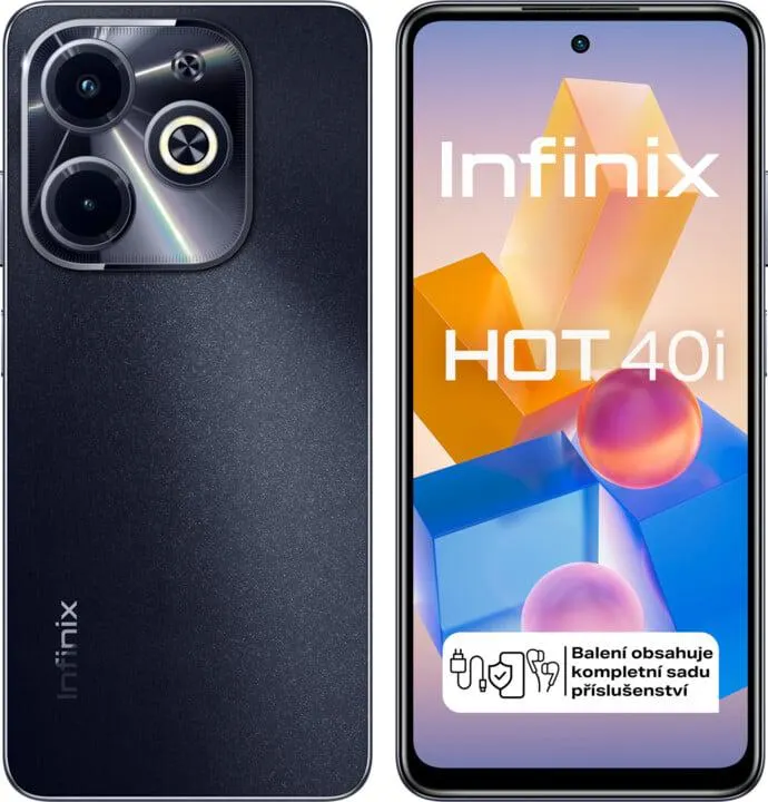 Infinix Hot 40i, 8GB/256GB, Starlit Black
