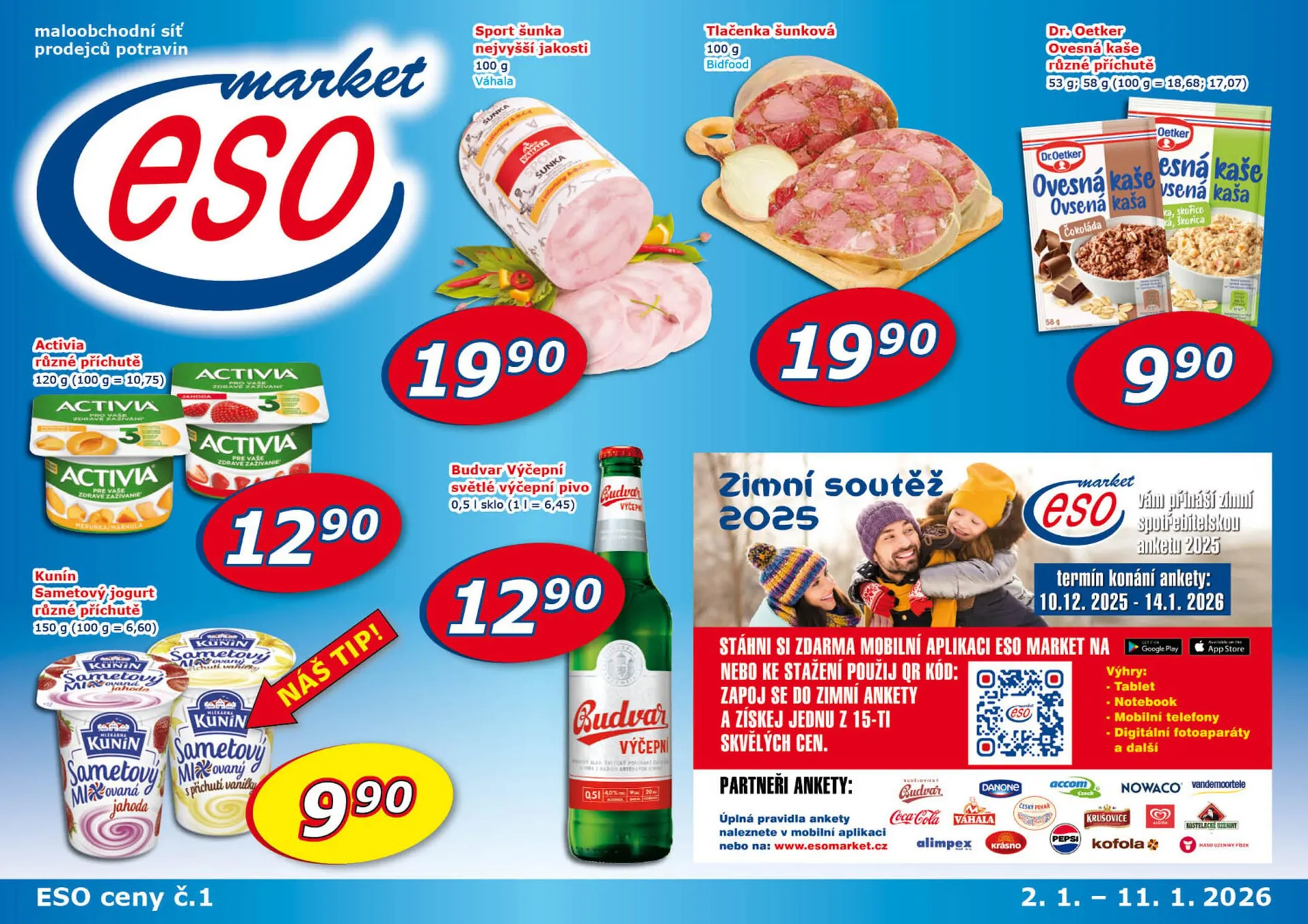 ESO MARKET leták - 2. ledna 11. ledna 2026 - Page 1