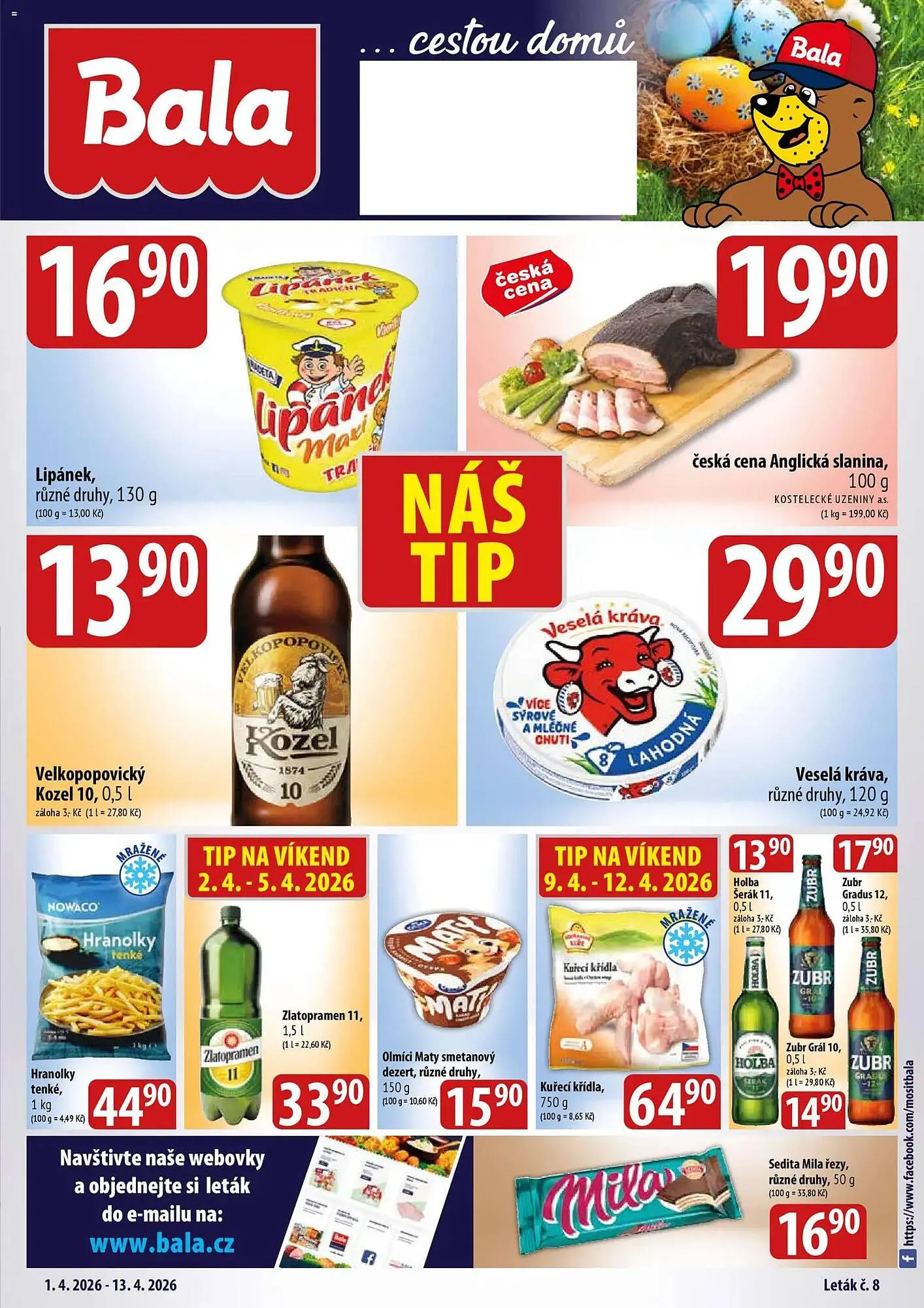 Bala leták - 1. dubna 13. dubna 2026 - Page 1