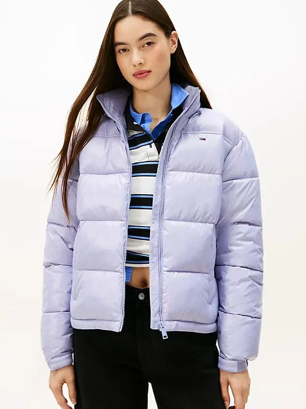 Packable Shiny Puffer Jacket