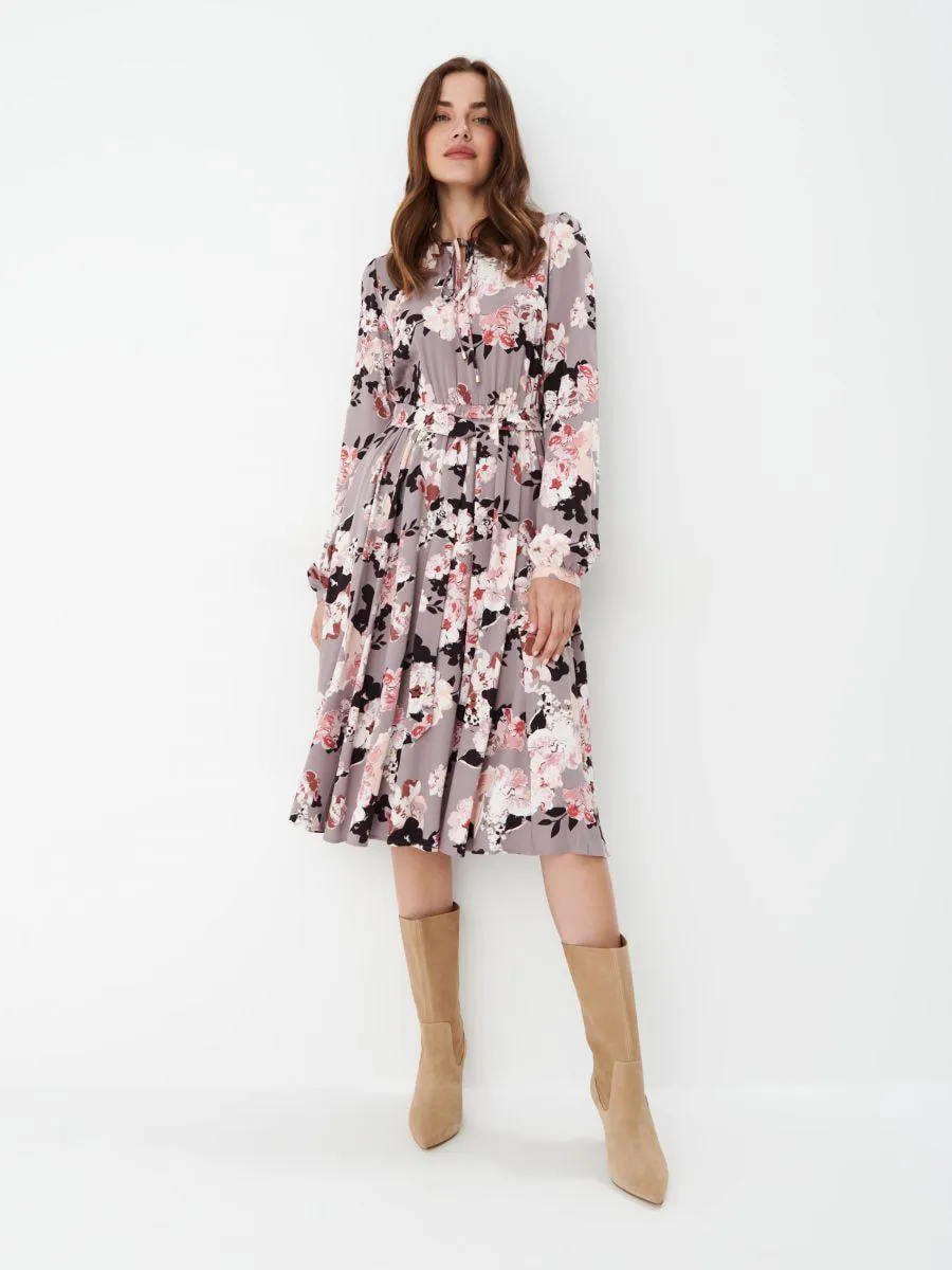 Viskózové midi šaty