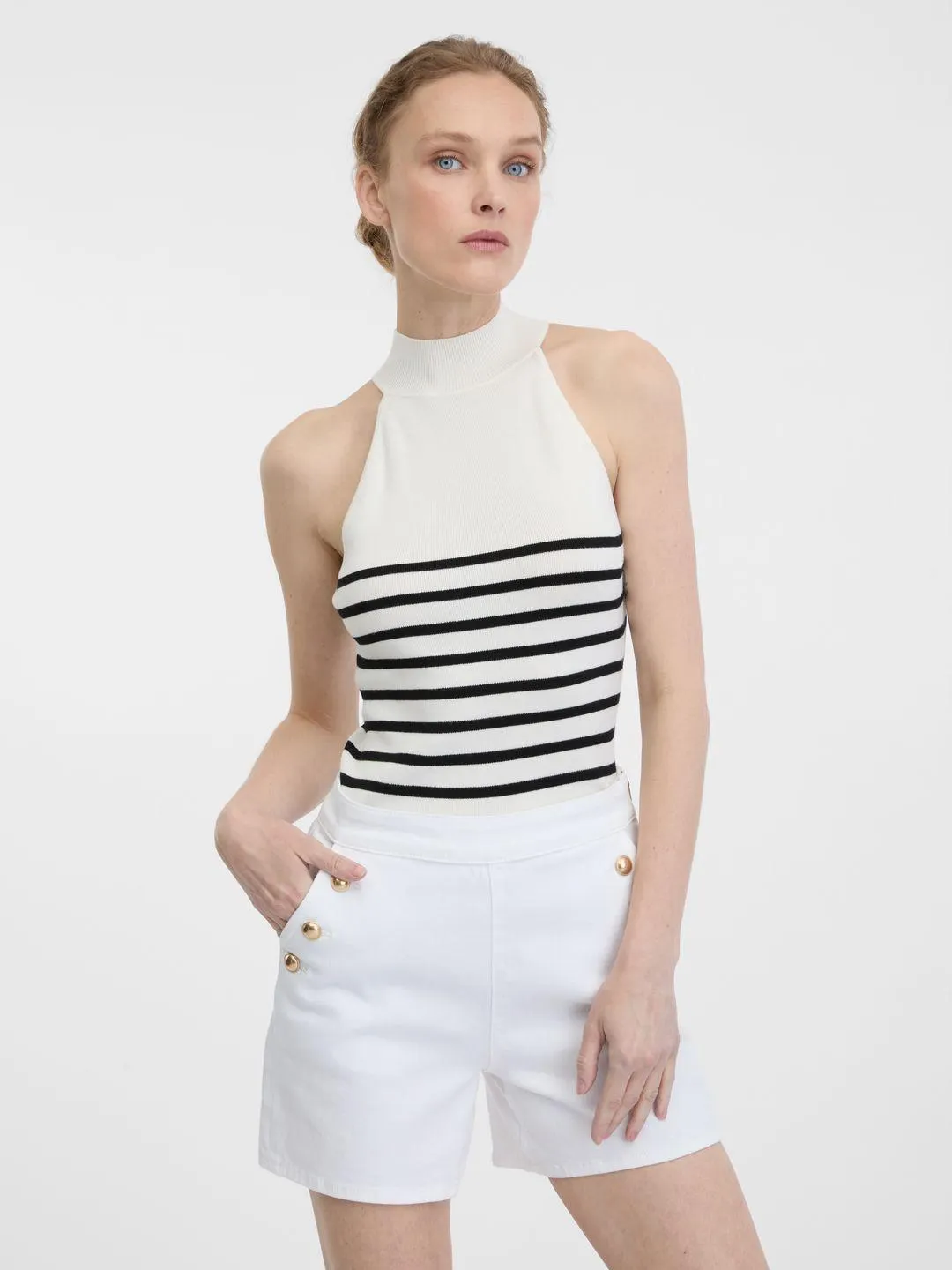 Bílé dámské tílko ORSAY