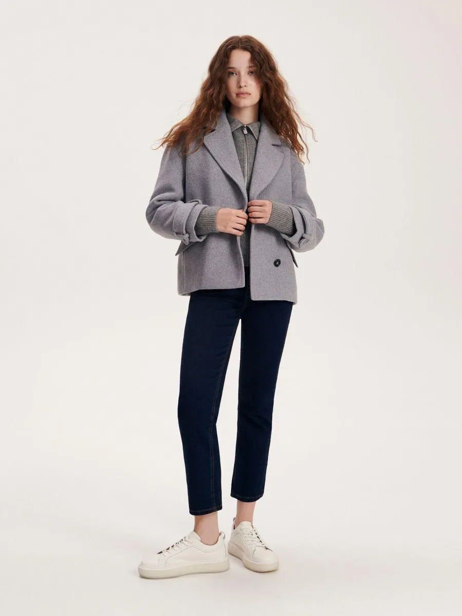 Bunda s příměsí vlny