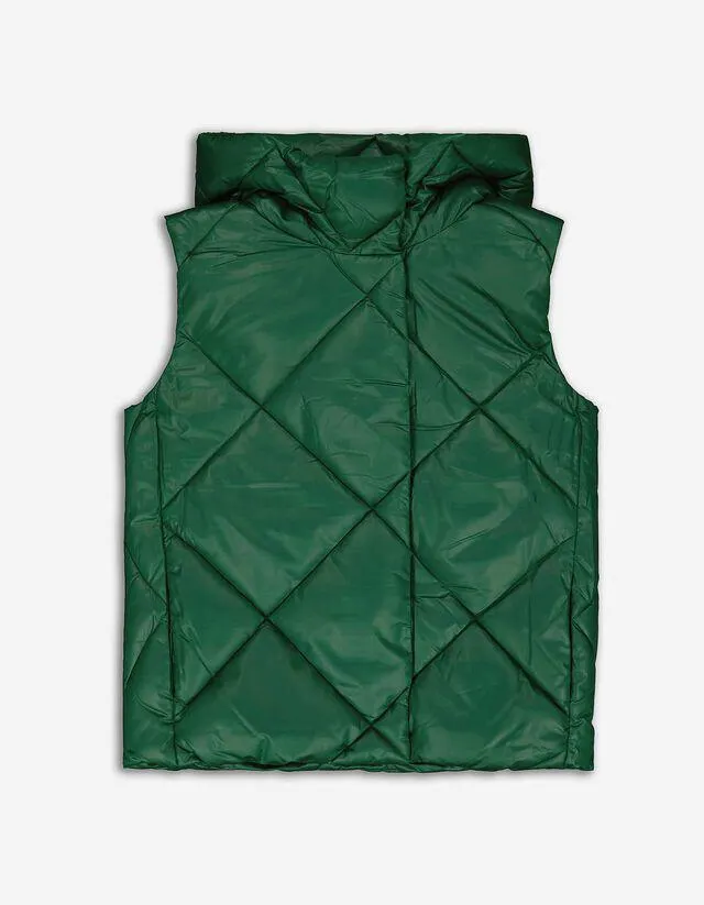 Prošívaná vesta - Skrytá knoflíková léga