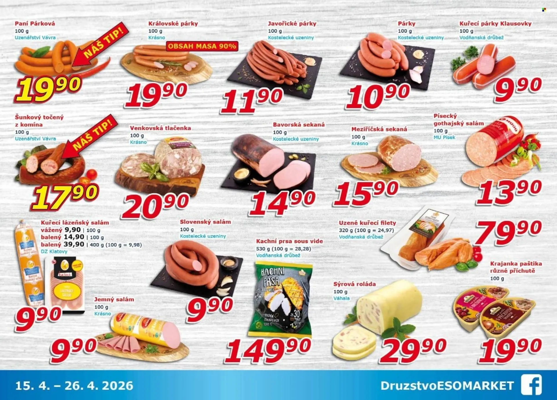 ESO MARKET leták - 15. dubna 26. dubna 2026 - Page 3