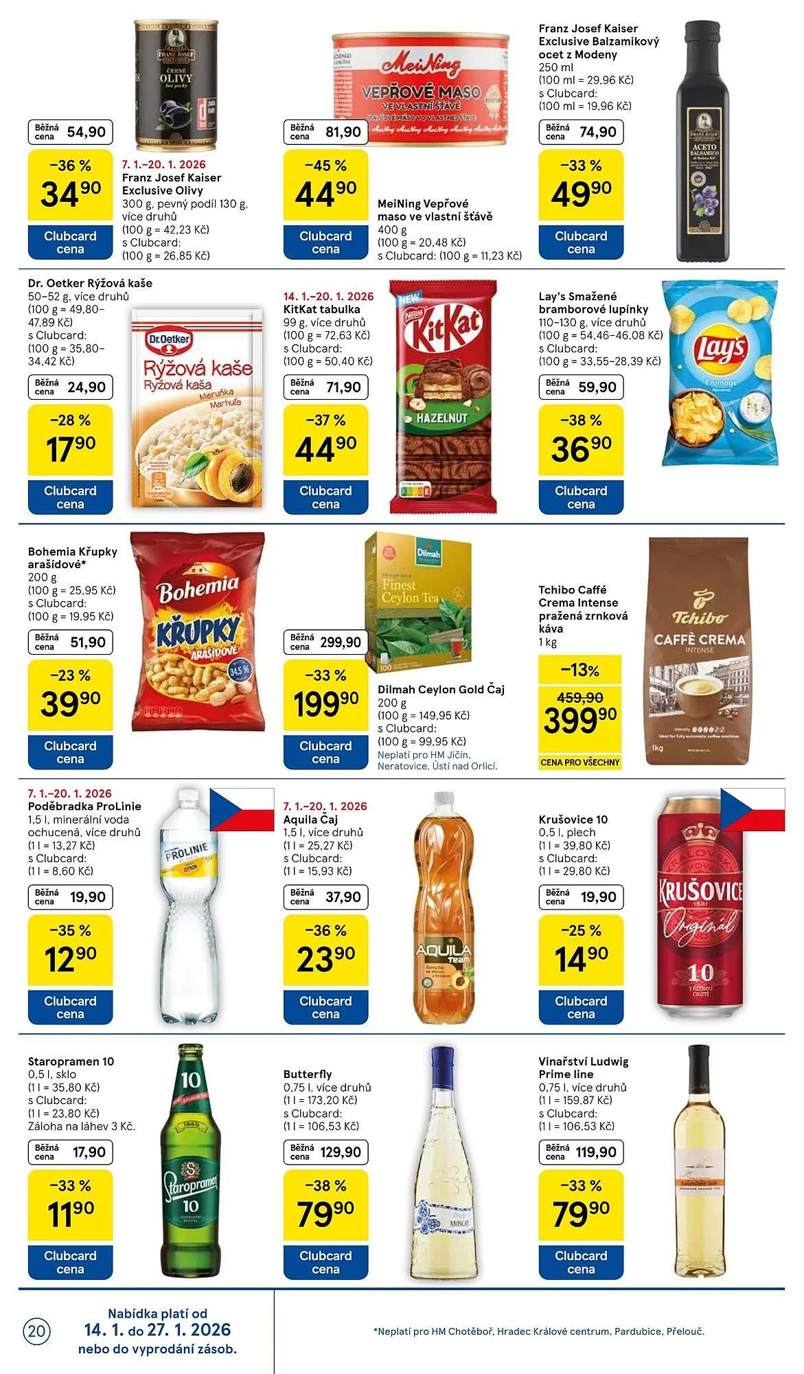 Tesco leták - 14. ledna 20. ledna 2026 - Page 20