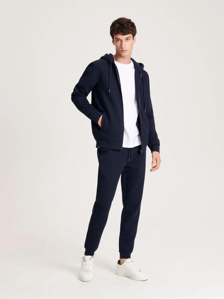 Mikina na zip s kapucí