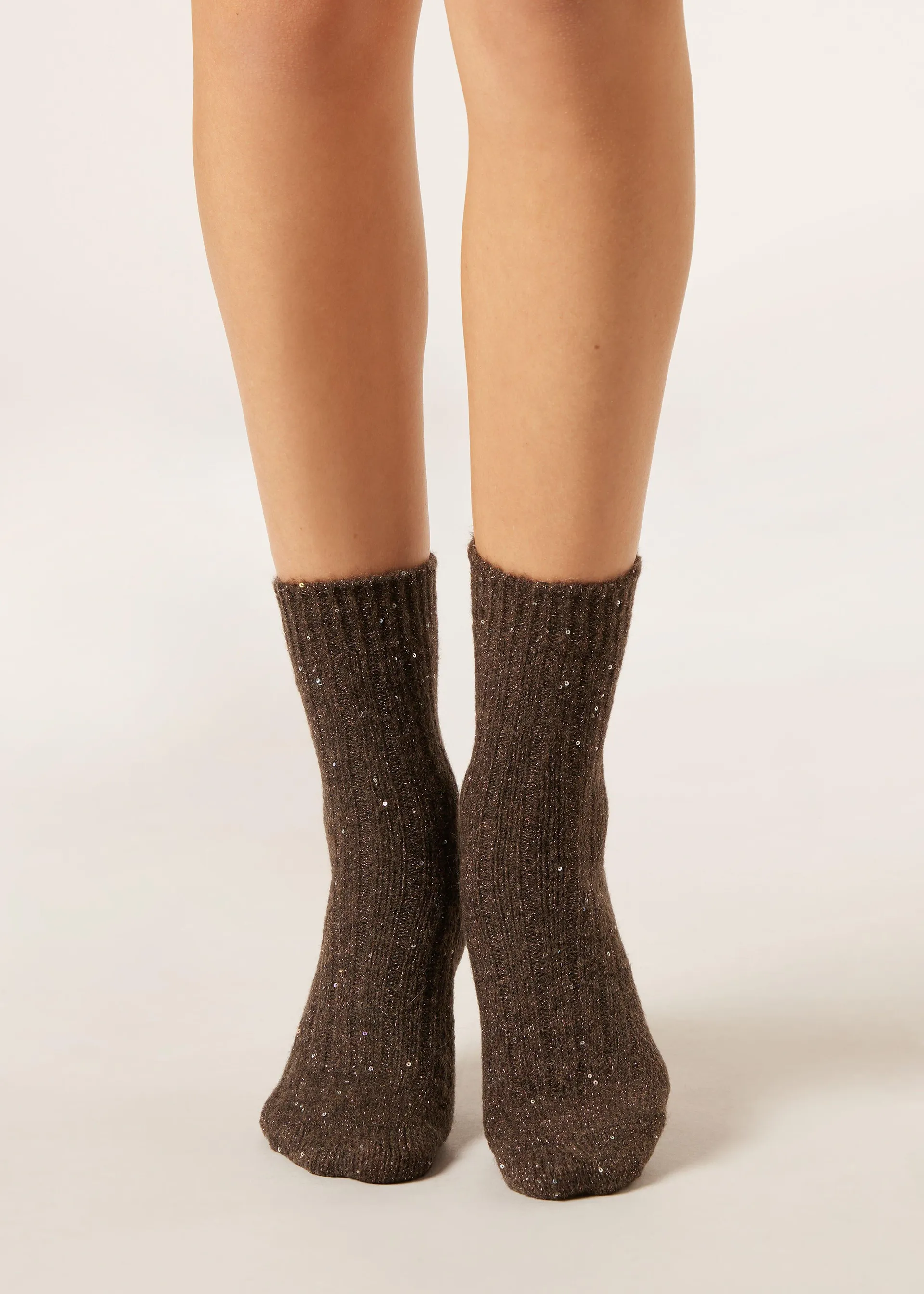 Ponožky s drobnými flitry