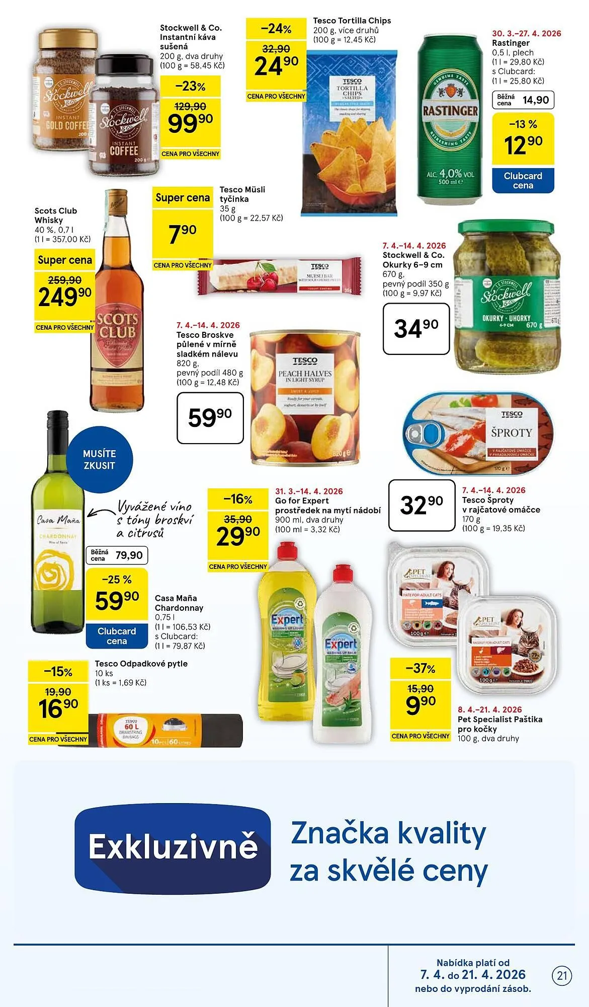 Tesco leták - 7. dubna 14. dubna 2026 - Page 21
