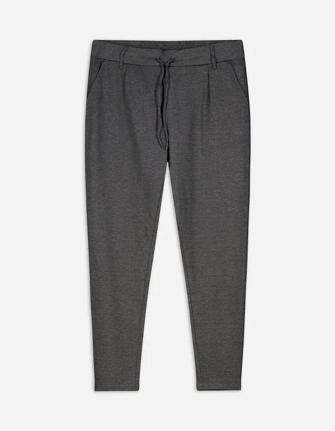 Joggingové kalhoty - LENZING™ ECOVERO™ - seda