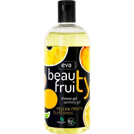 Eva Natura Beauty Fruity Yellow fruits sprchový gel, 400 ml