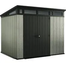Plastový zahradní domek KETER Artisan 9x7 Duotech™ 279 x 216 cm šedý